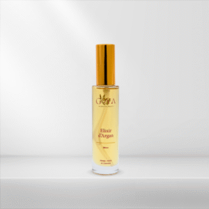 Elixir d’argan bio Goya Musc pour nourrir, régénérer et sublimer la peau et les cheveux naturellement.