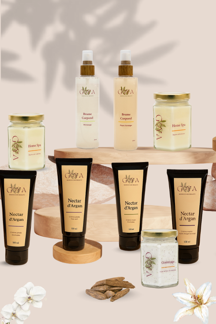 Soins corps bio Goya : crèmes, laits et baumes naturels pour nourrir, hydrater et protéger la peau.