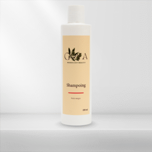 Shampoing bio Goya parfum fruits rouges pour cheveux doux, brillants et soins capillaires naturels et écoresponsables.